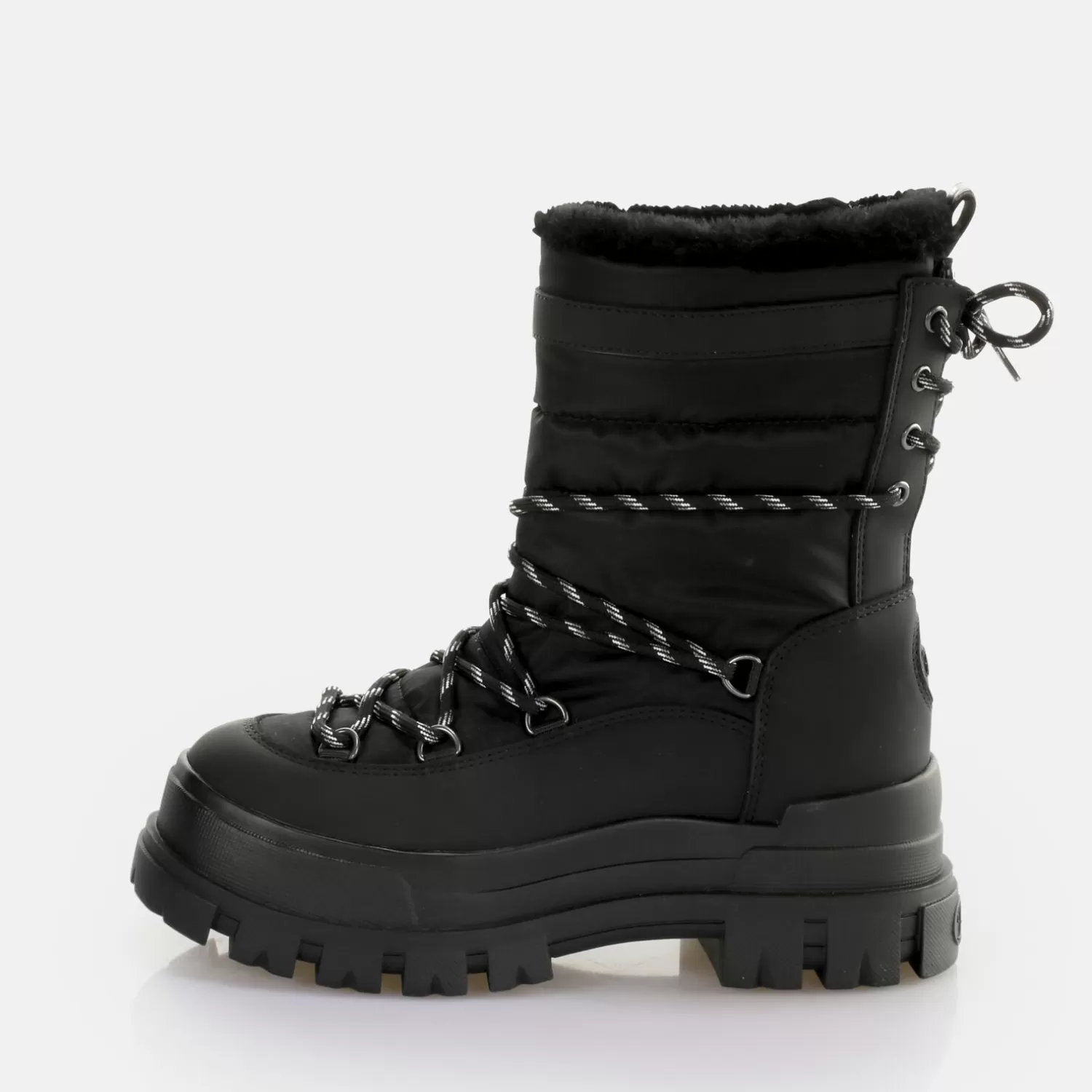 BUFFALO Aspha Blizzard Warm Bottes A Talon Vegan Noir Hot