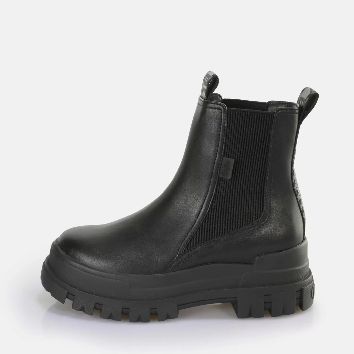 BUFFALO Aspha Chelsea Mid Bottines Vegan/ Noir Flash Sale