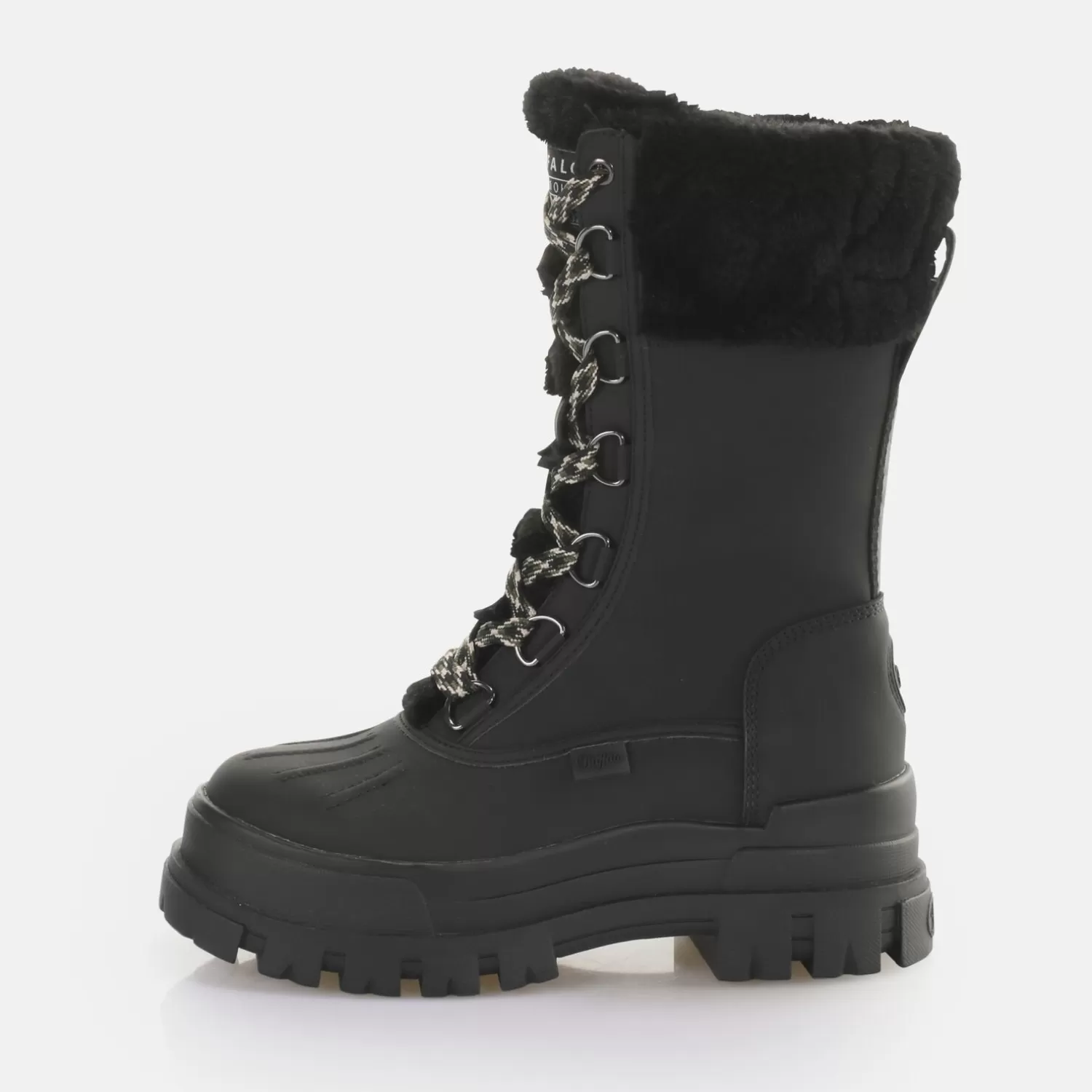 BUFFALO Aspha Duck Boot Warm Bottes A Talon Vegan Noir Online