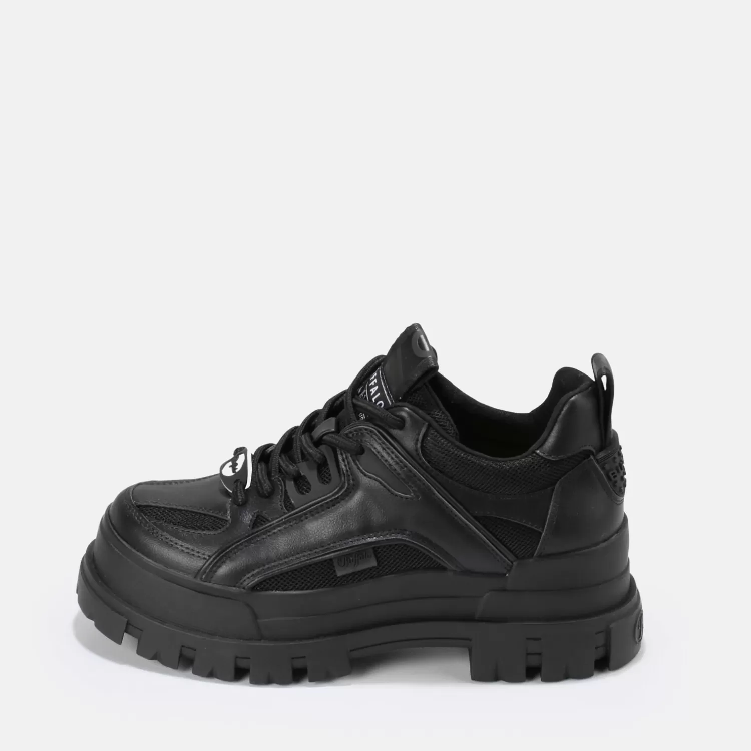 BUFFALO Aspha Hyb-Vegan Nappa/Mesh- Noir Outlet