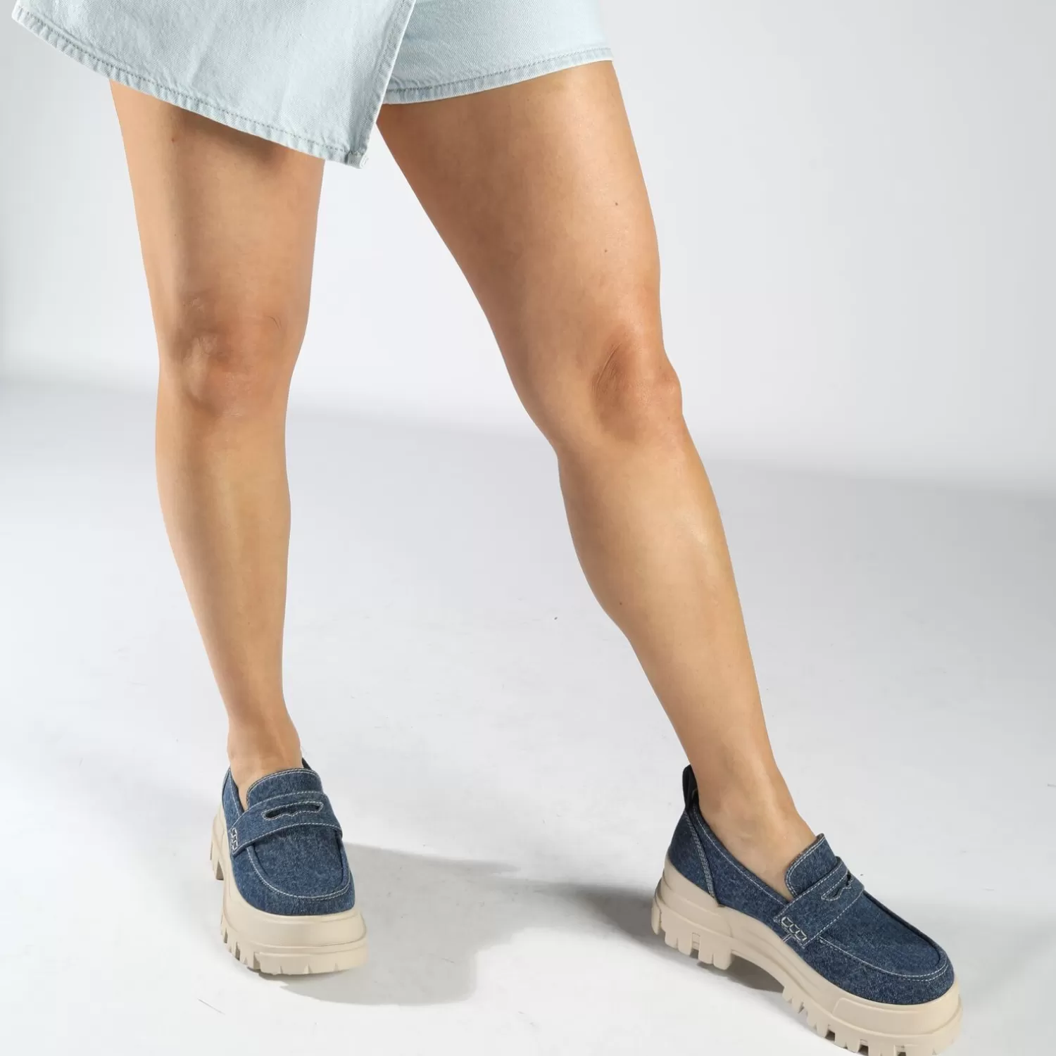 BUFFALO Aspha Loafer Bleu Outlet