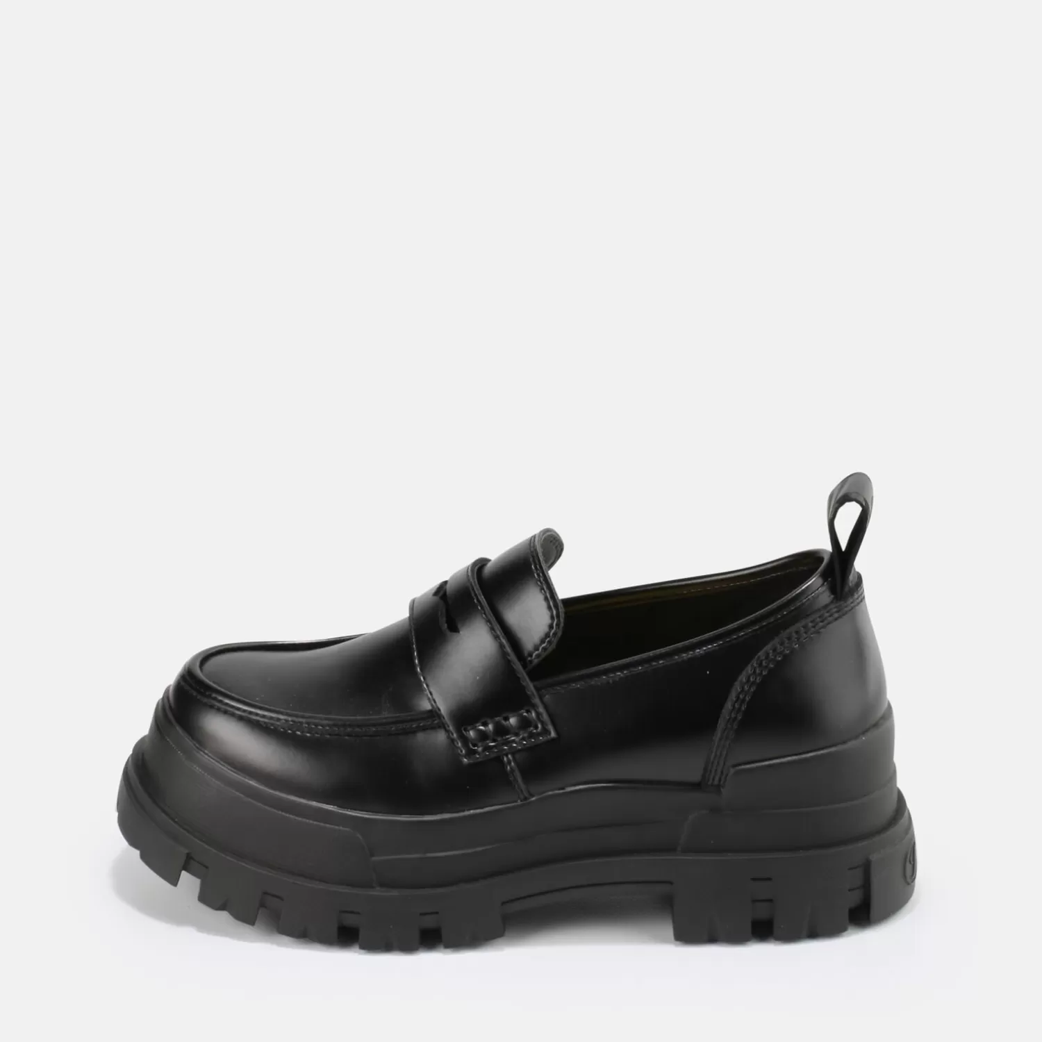 BUFFALO Aspha Loafer-Shoe Flat-Vegan Nappa- Noir Outlet