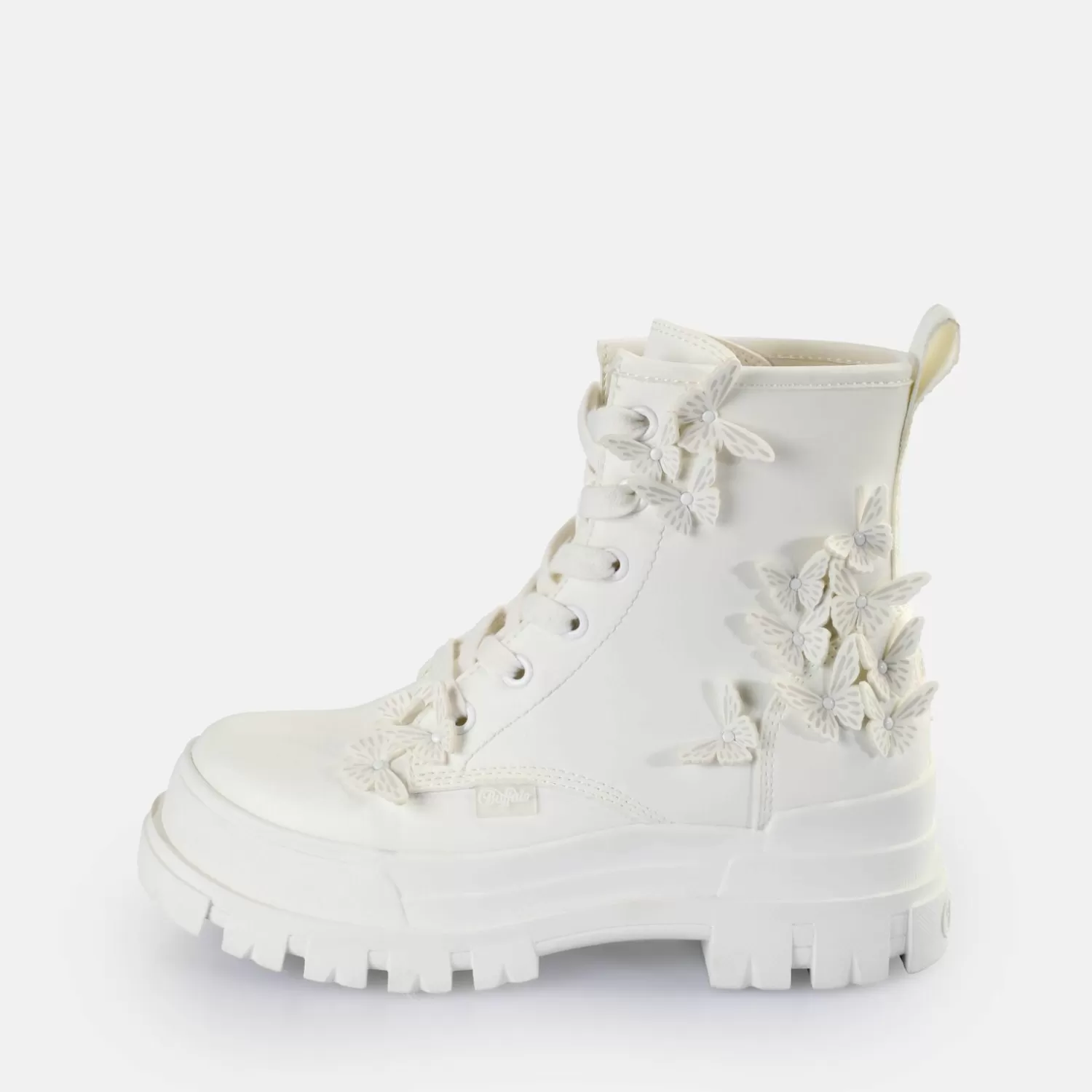 BUFFALO Aspha Rld Butterflies Bottines Veganes Blanc Outlet