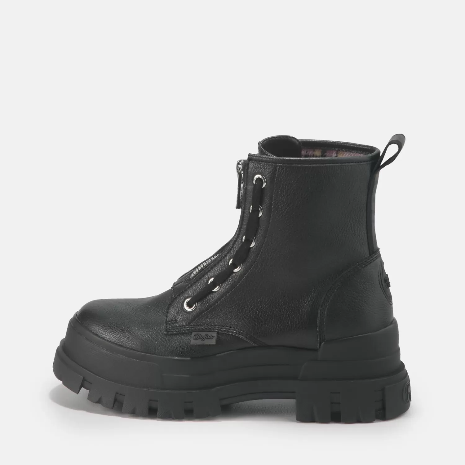 BUFFALO Aspha Zip Bottines Hautes Veganes Noir Sale