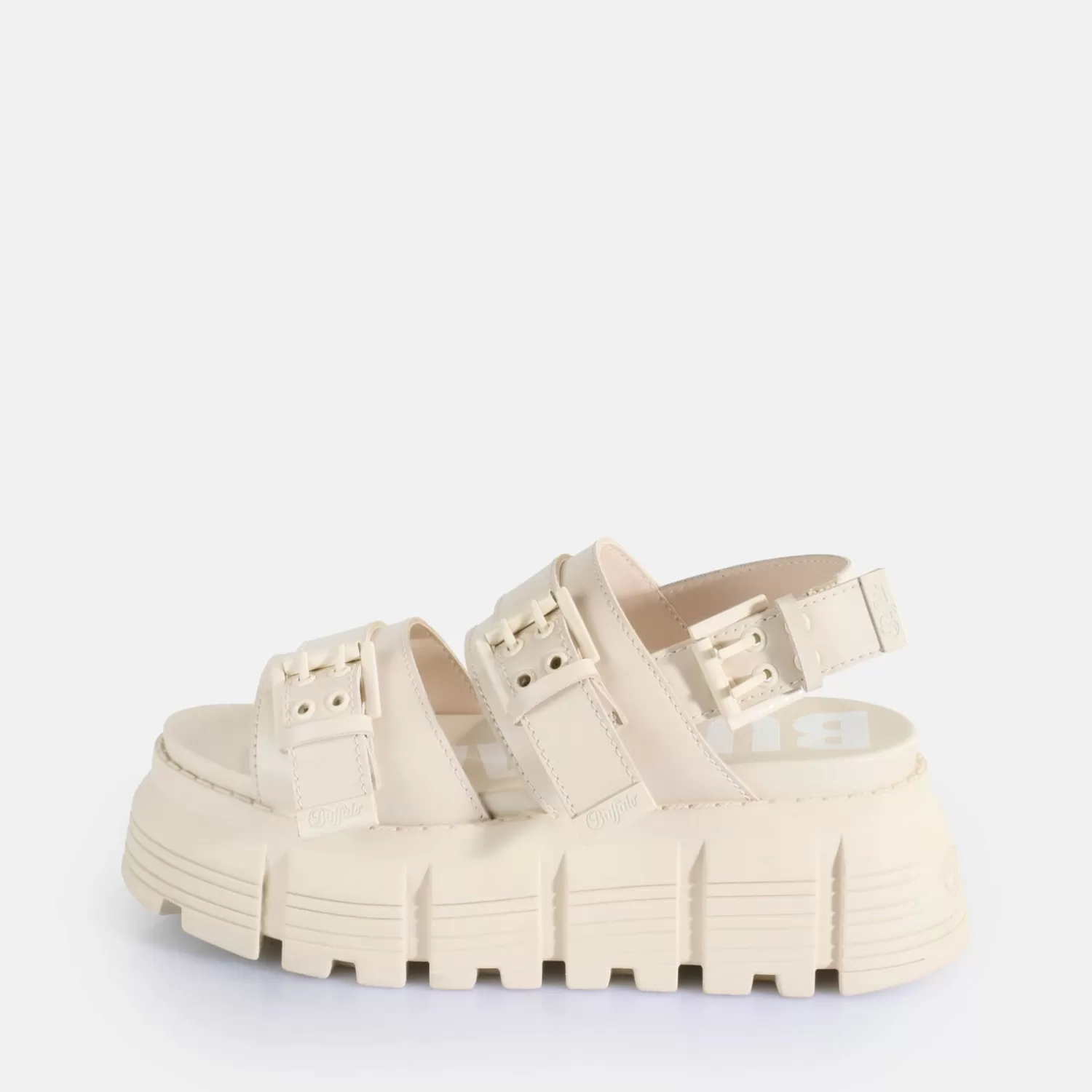 BUFFALO Ava Sandal Sandales A Plateforme Veganes Creme Best Sale