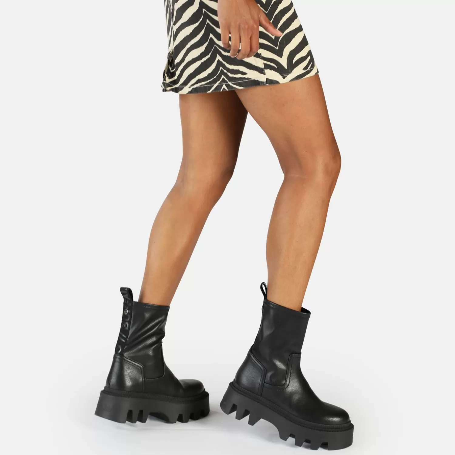 BUFFALO Flora Sockboot Bottes Vegan Noir Online