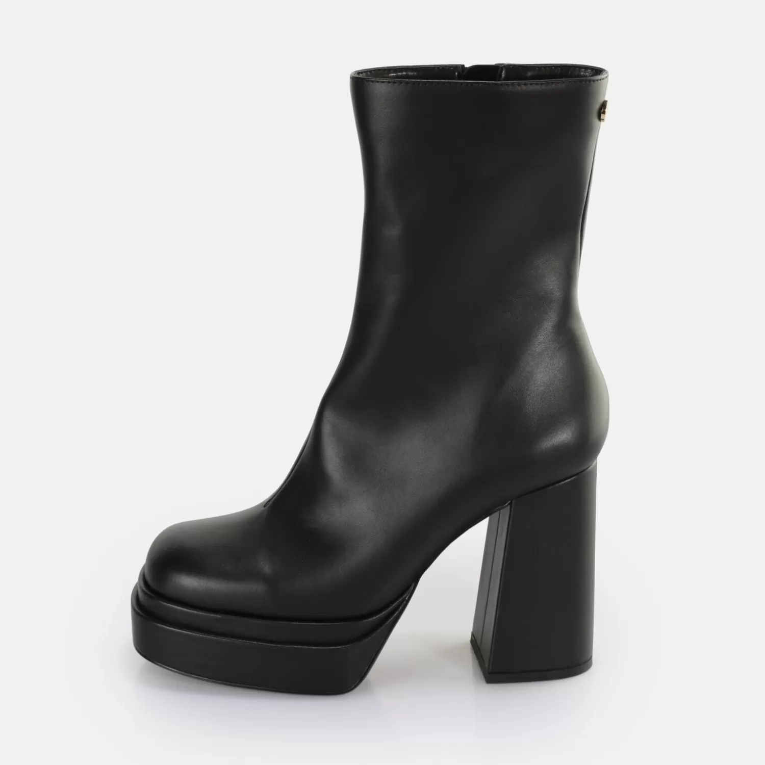 BUFFALO May Zip Boot Mid Bottines Vegan Noir Fashion