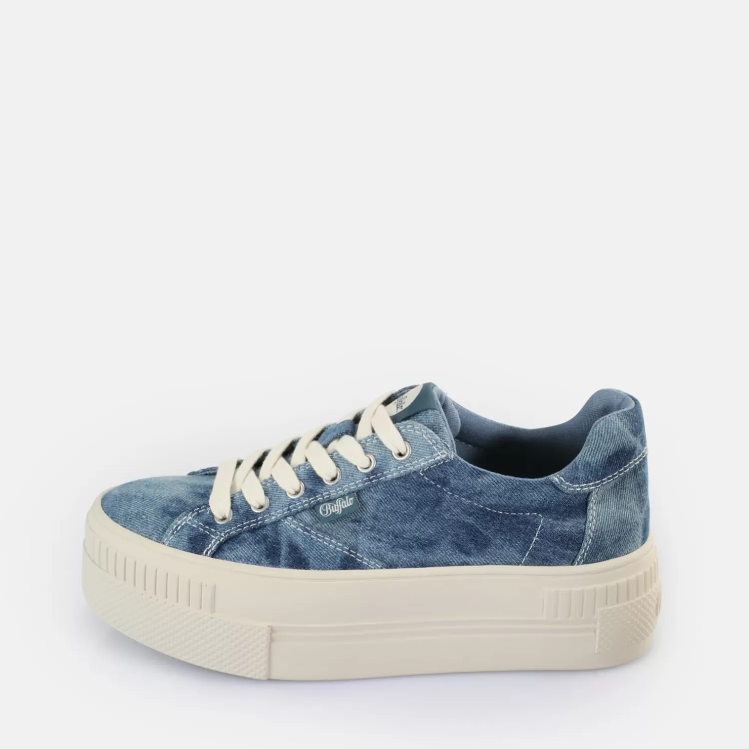 BUFFALO Paired Baskets Basses Veganes Jean Bleu New