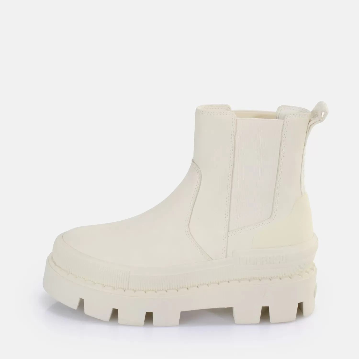 BUFFALO Raven Chelsea Bottines Vegan Blanc Casse Fashion