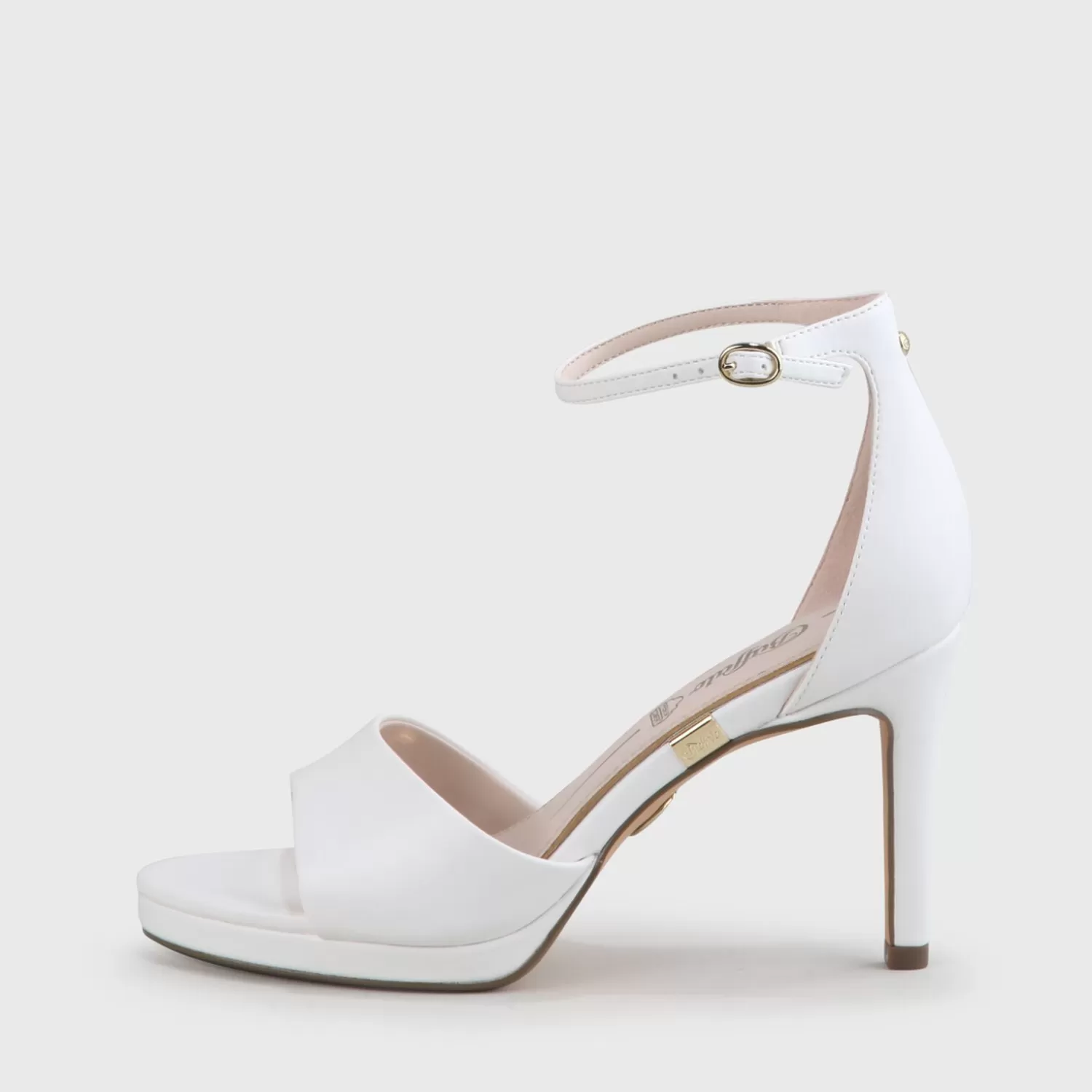 BUFFALO Ronja Heeled Sandal Blanc Shop