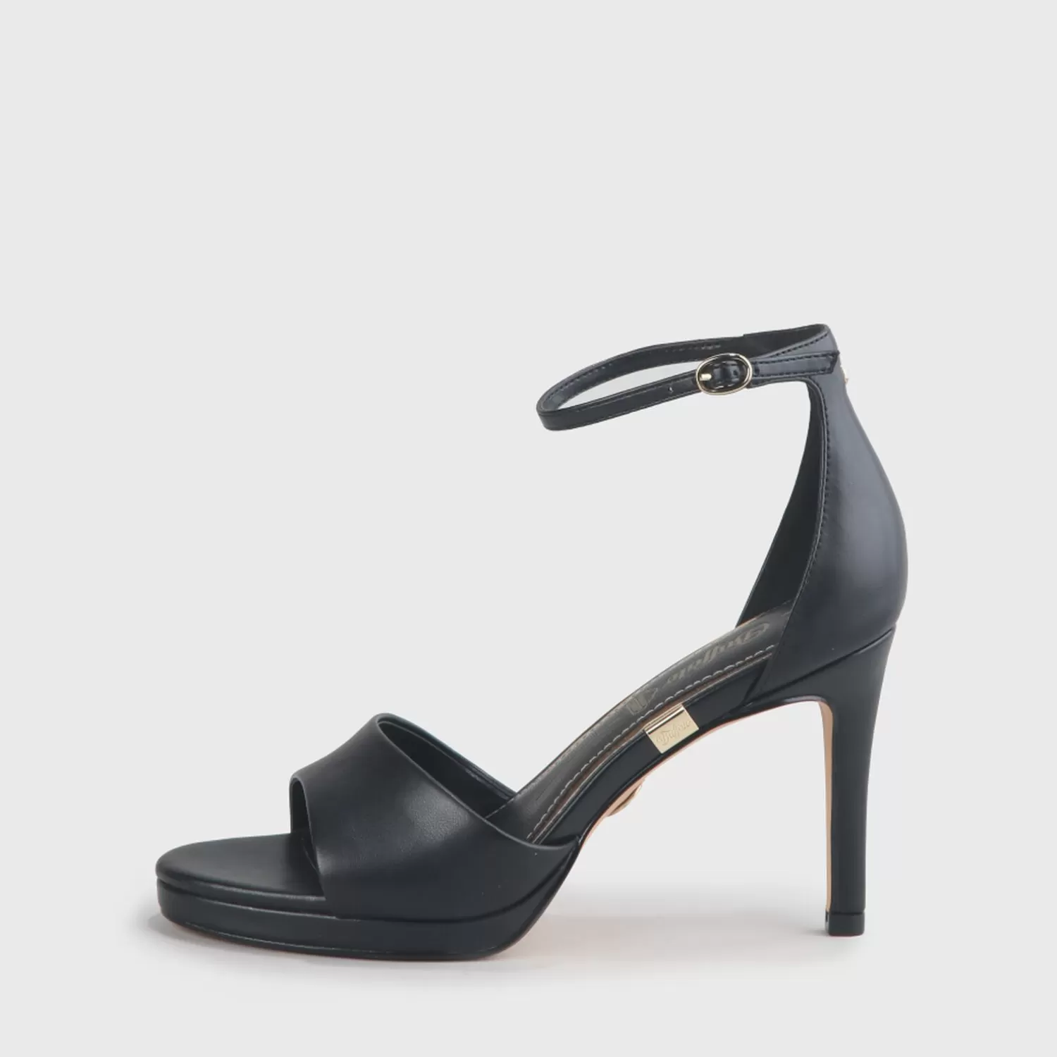 BUFFALO Ronja-Sandal Heel-Imi Nappa-Black Noir Hot