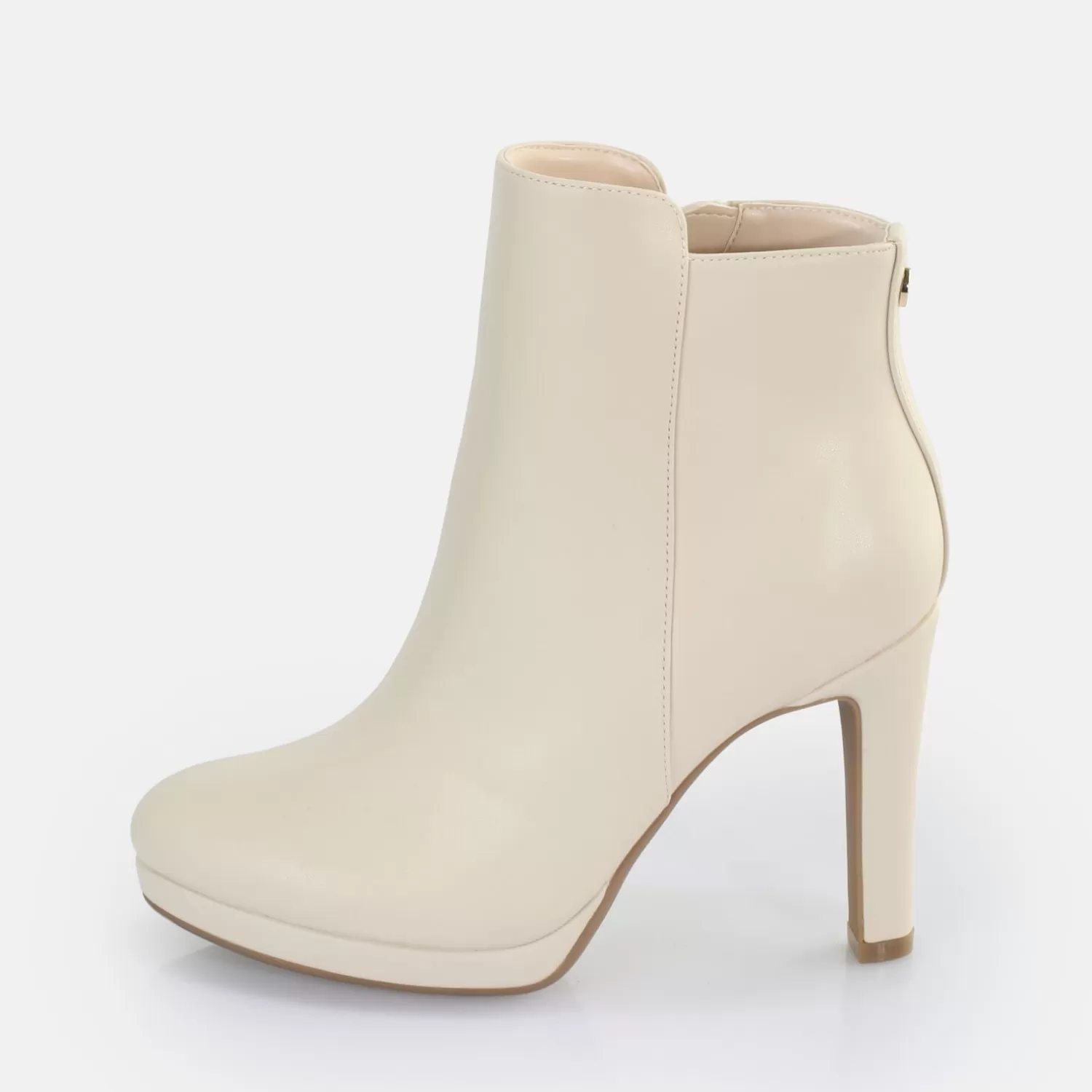 BUFFALO Roxana Bottines Vegan Creme Cheap