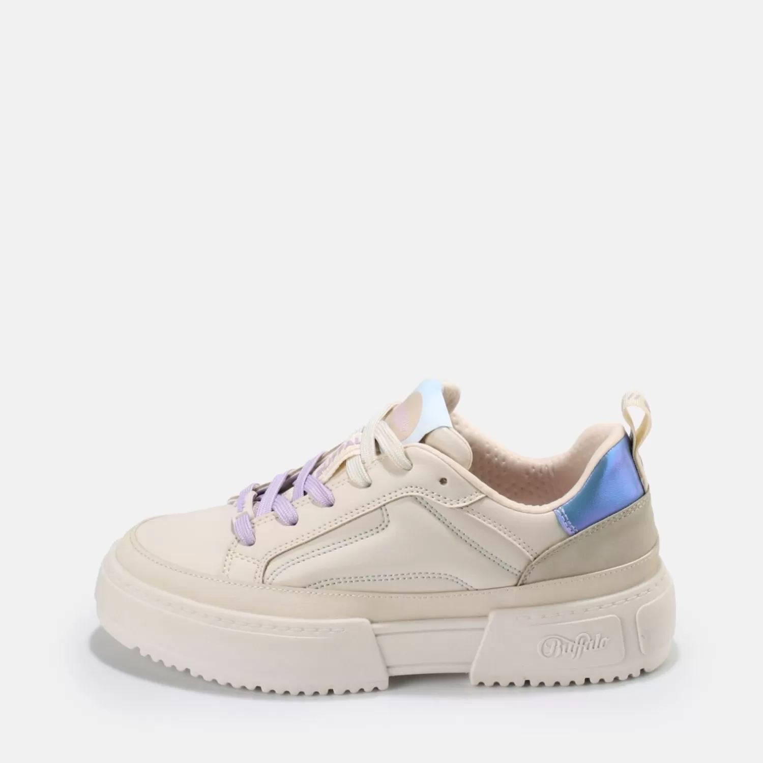 BUFFALO Rse Fox Lo Baskets Veganes Creme Clearance