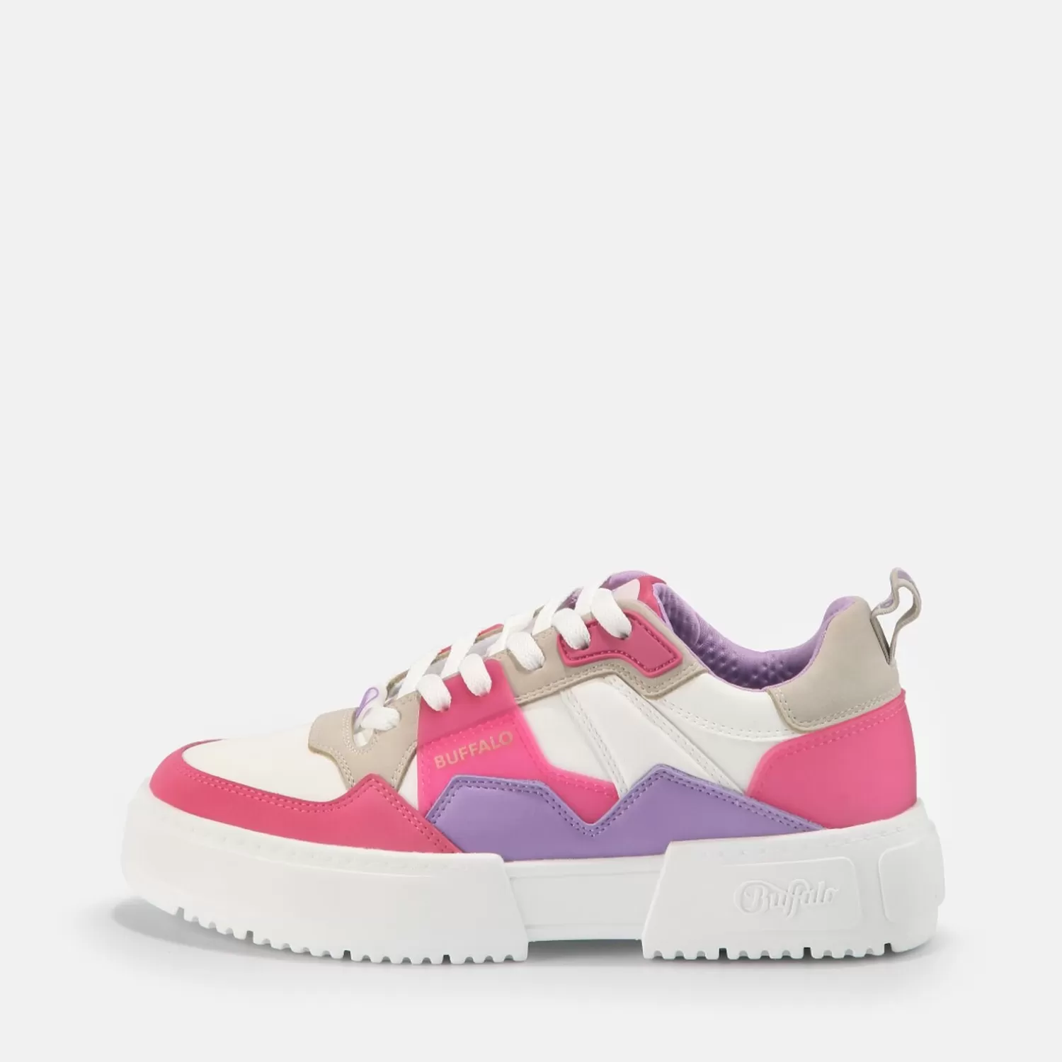 BUFFALO Rse V2 Baskets Basses Veganes Blanc/ /Rose Violet Store