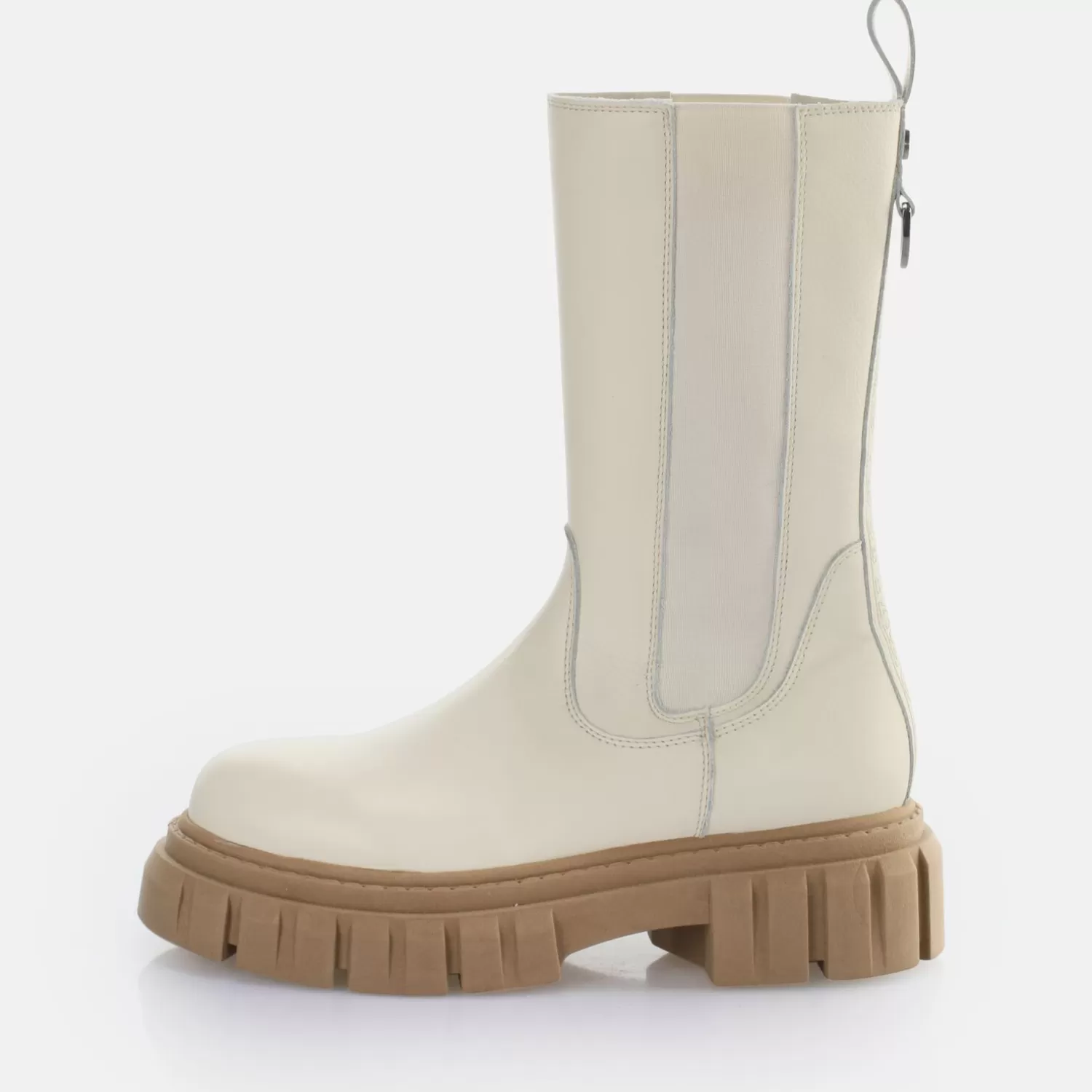 BUFFALO Scape Chelsea Hi Bottines Creme Cheap