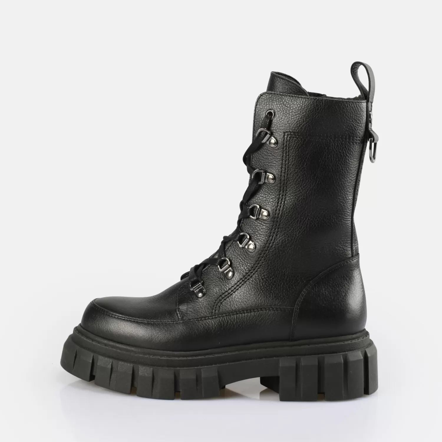 BUFFALO Scape Laceup Hi Warm Bottines Noir Clearance