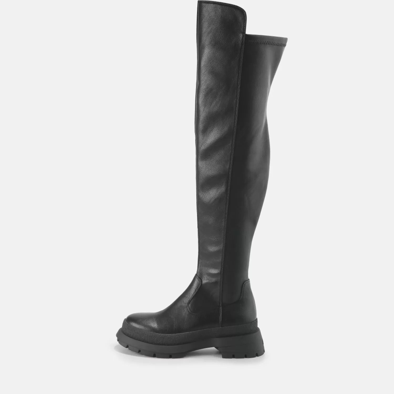 BUFFALO Sofia Bottes Plates Veganes Noir Fashion