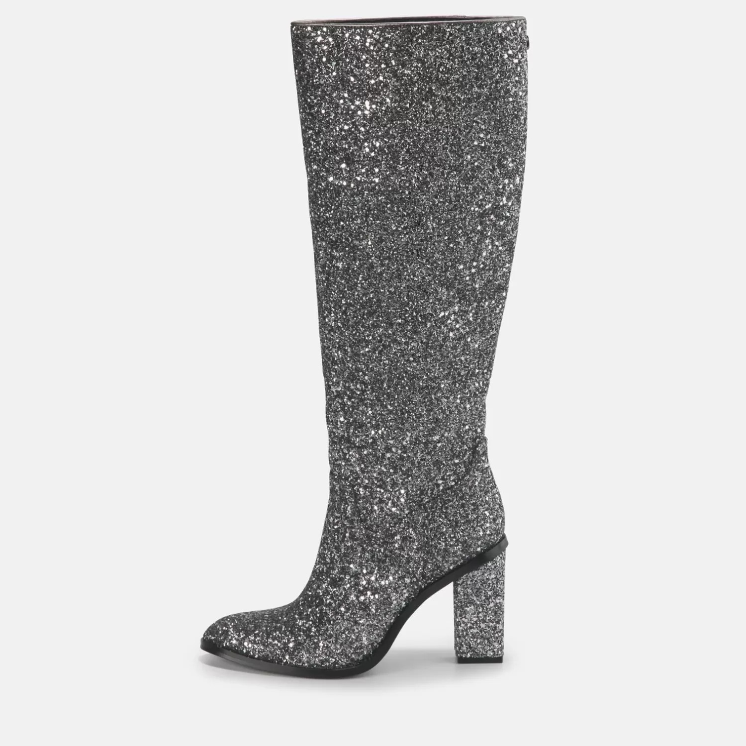 BUFFALO Zoe Boot Bottes Veganes Gris Glitzer/Silber Flash Sale