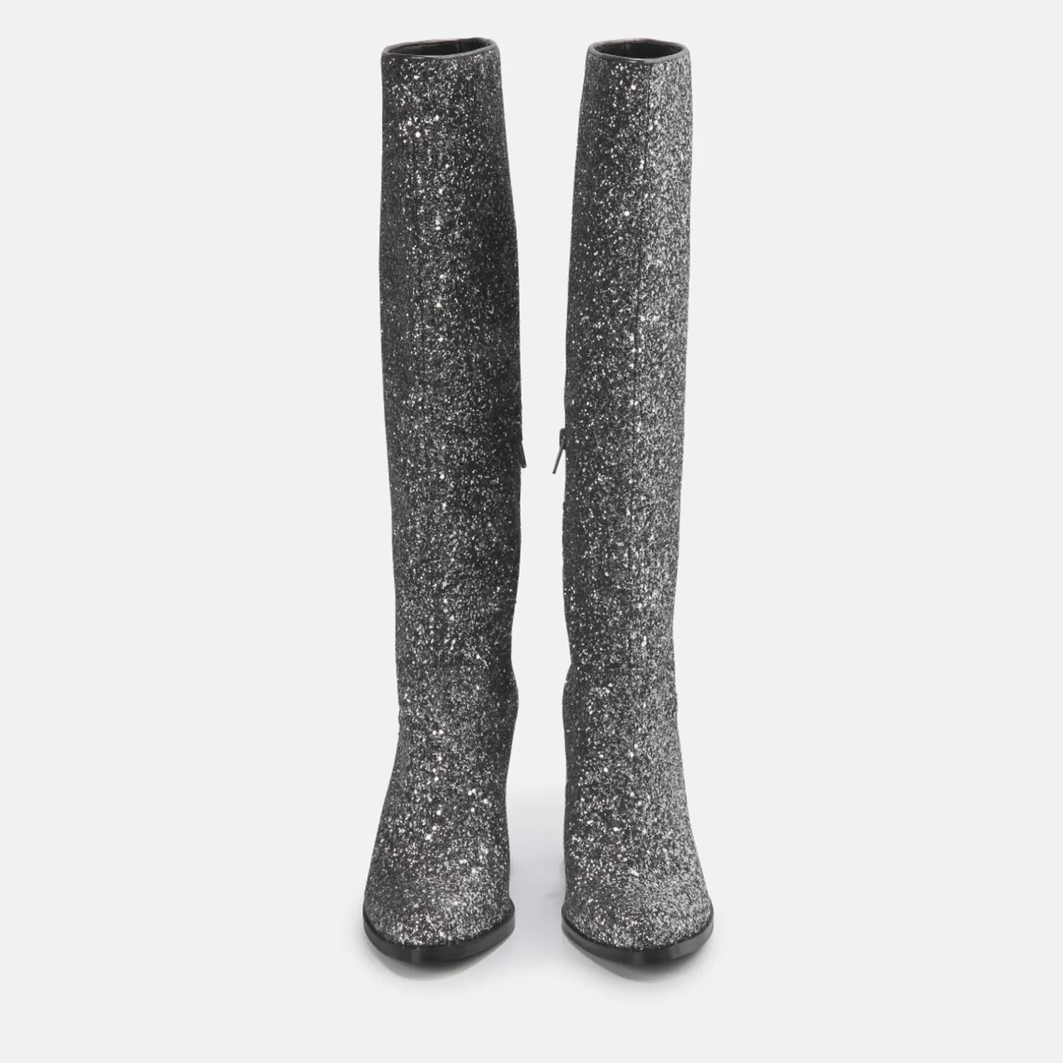 BUFFALO Zoe Boot Bottes Veganes Gris Glitzer/Silber Flash Sale